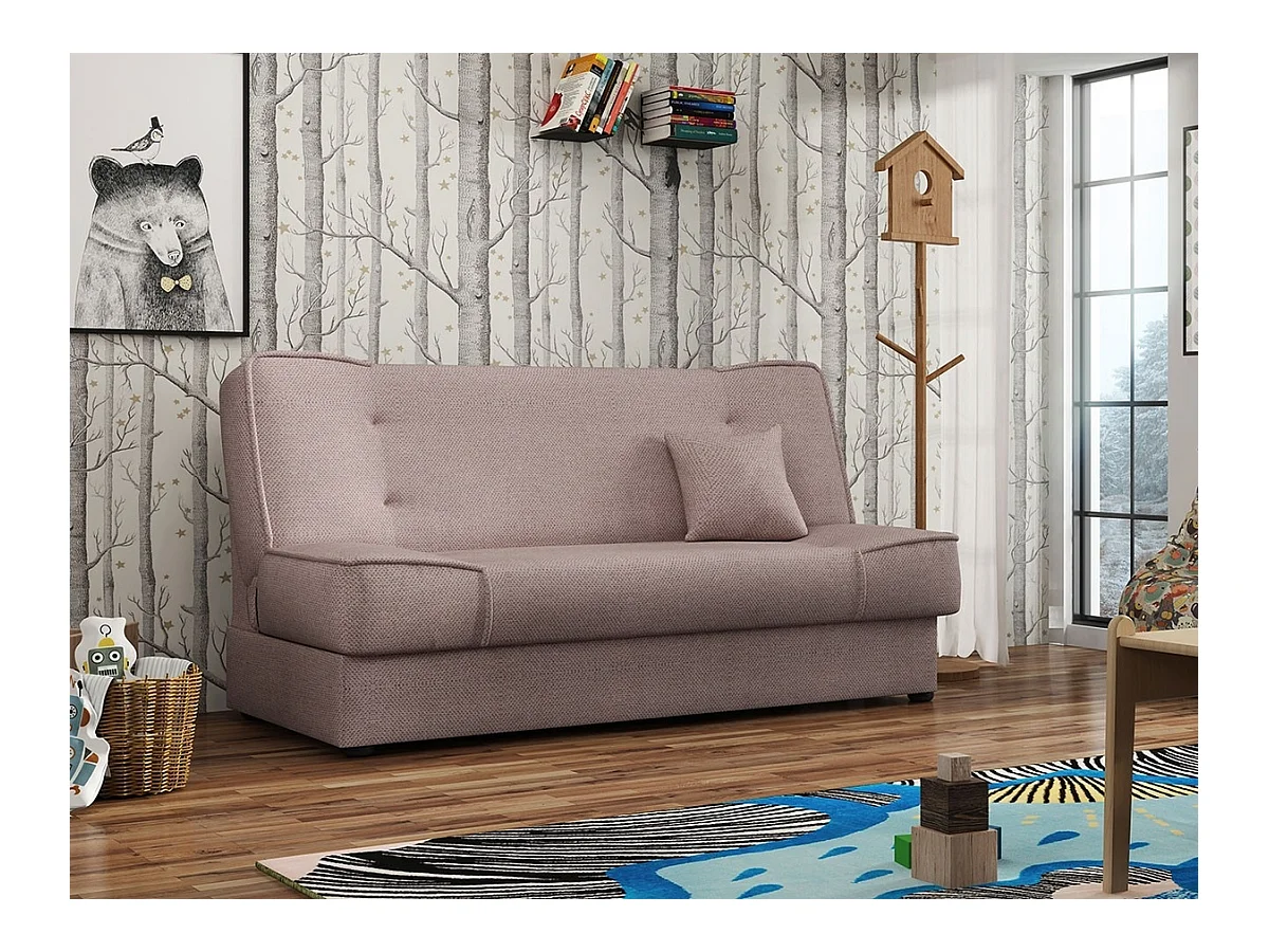 Canapé convertible Columbus 117, Boîte de literie, 80x175x80cm