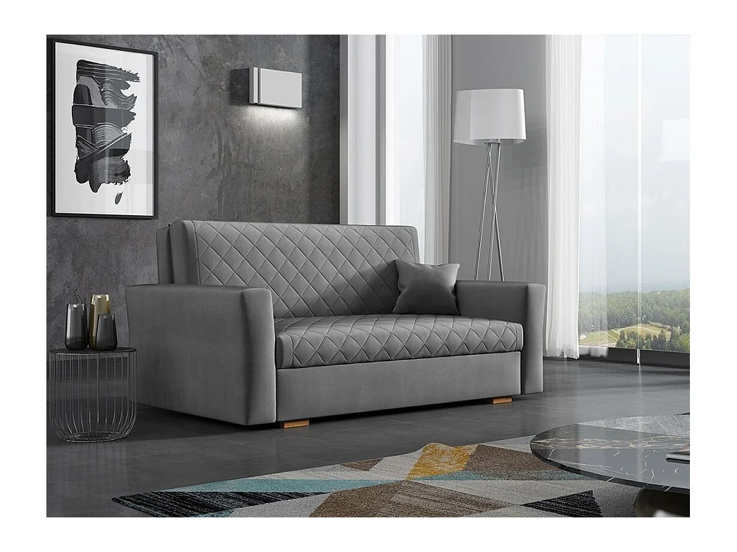 Sofá-cama Columbus 147, Almacenaje, 85x160x98cm, Muebles ya montados