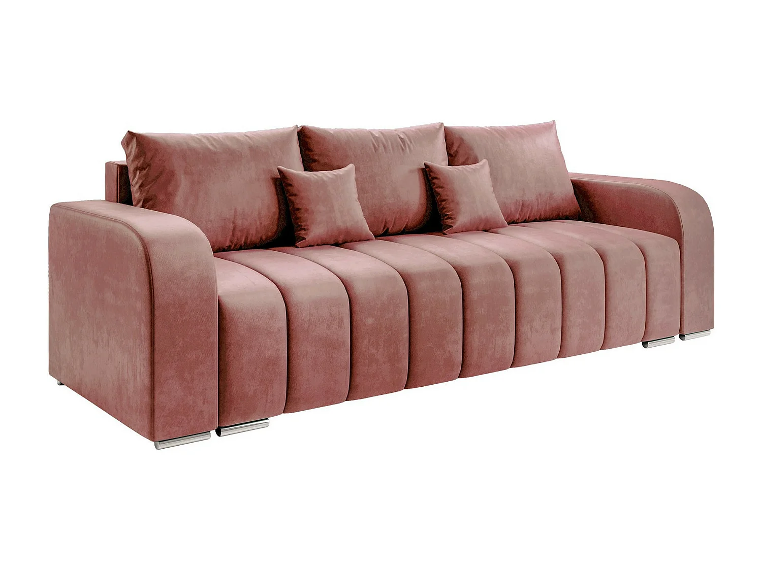 Canapé convertible Muncie 106, Boîte de literie, 86x244x90cm