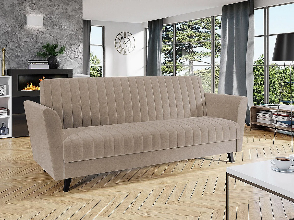 Sofá-cama Columbus 144, Almacenaje, 90x230x87cm