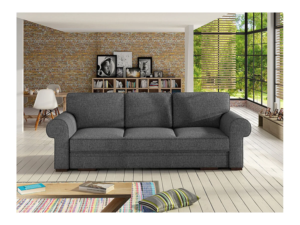 Canapé convertible Kingsport 108, Boîte de literie, 95x256x103cm