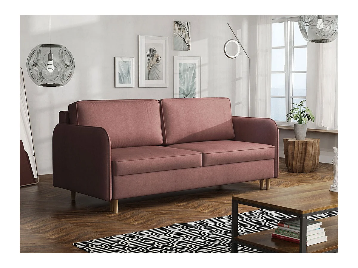 Canapé convertible Columbus 122, Boîte de literie, 95x209x100cm