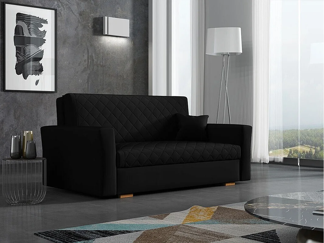 Canapé convertible Columbus 147, Disponible, 85x160x98cm, Mobilier déjà assemblé