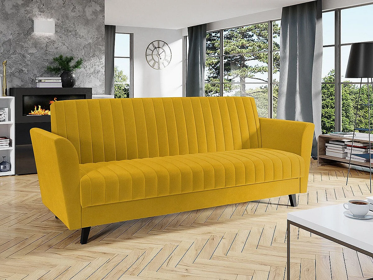 Sofá-cama Columbus 144, Almacenaje, 90x230x87cm