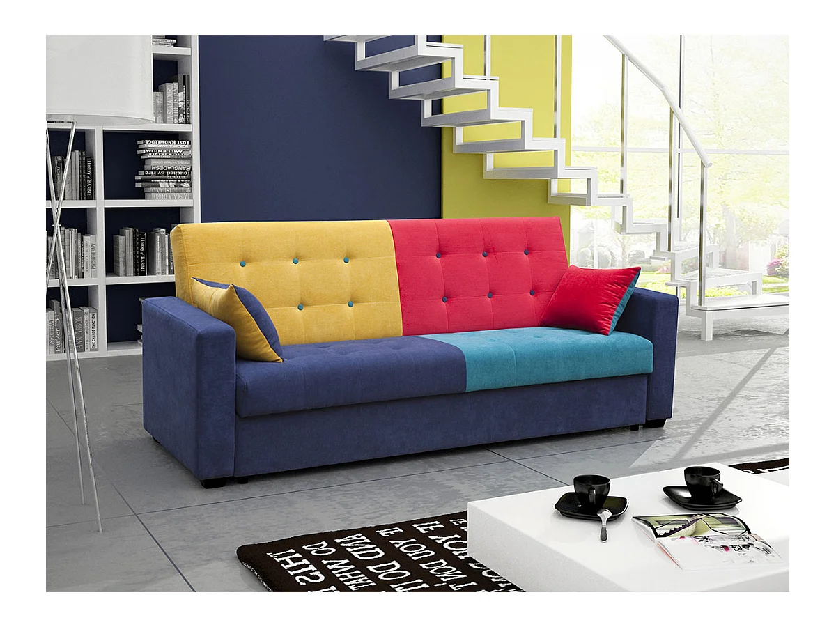 Sofá-cama Kingsport 110, Almacenaje, 90x224x88cm