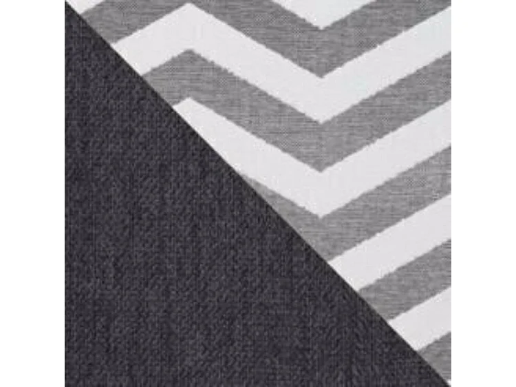 Canapé convertible 3 places en tissu gris COLUMBUS 80x175x80 cm
