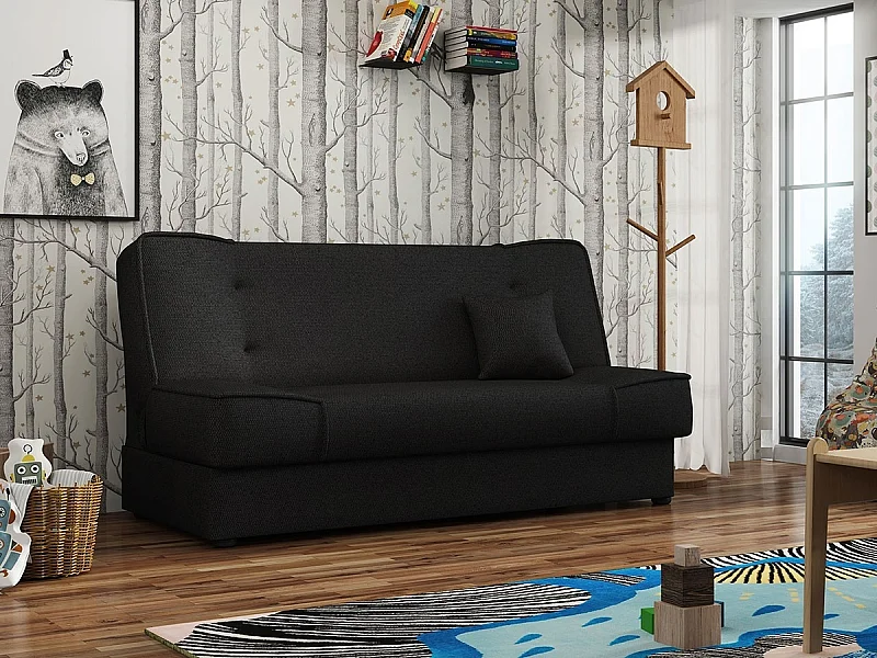 Sofá cama Columbus 117, Cama com arrumação, 8x18x8cm