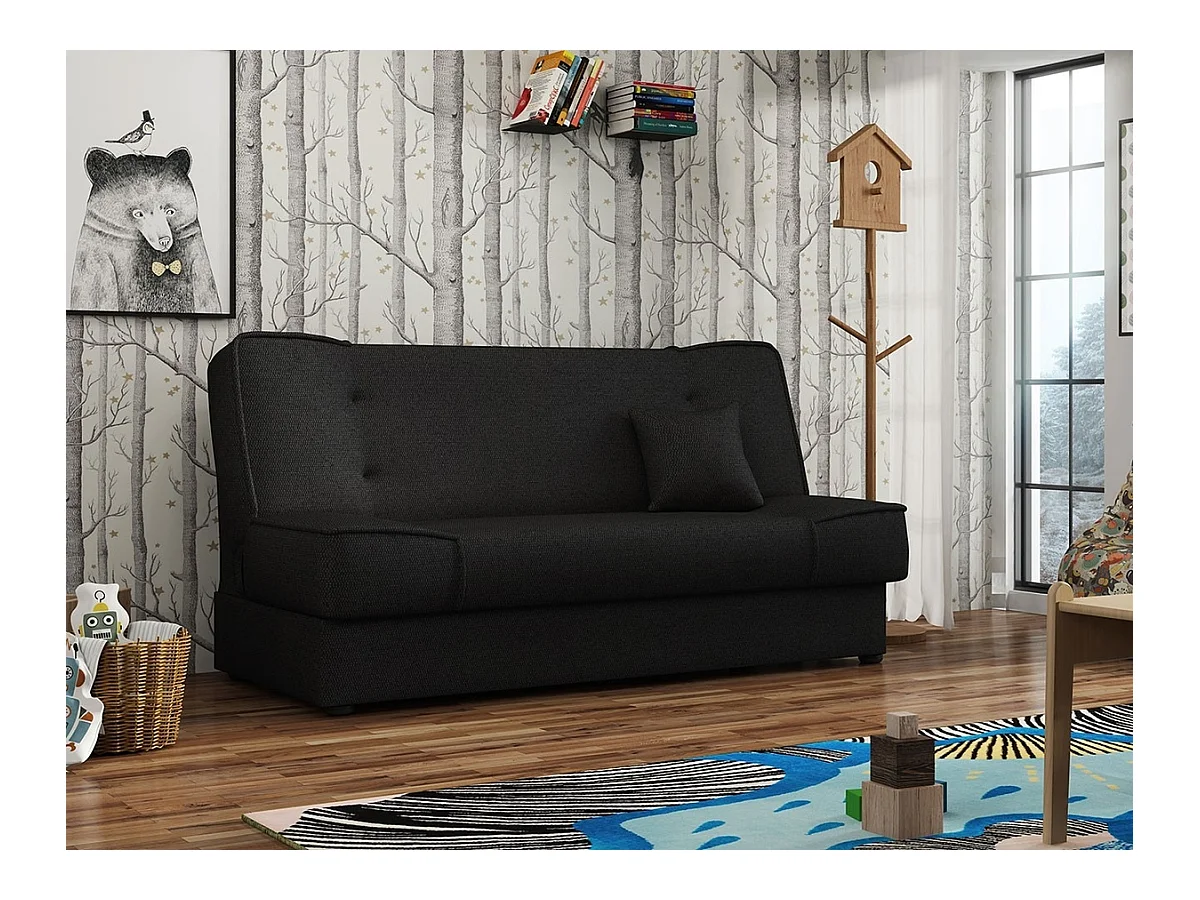 Canapé convertible Columbus 117, Boîte de literie, 80x175x80cm