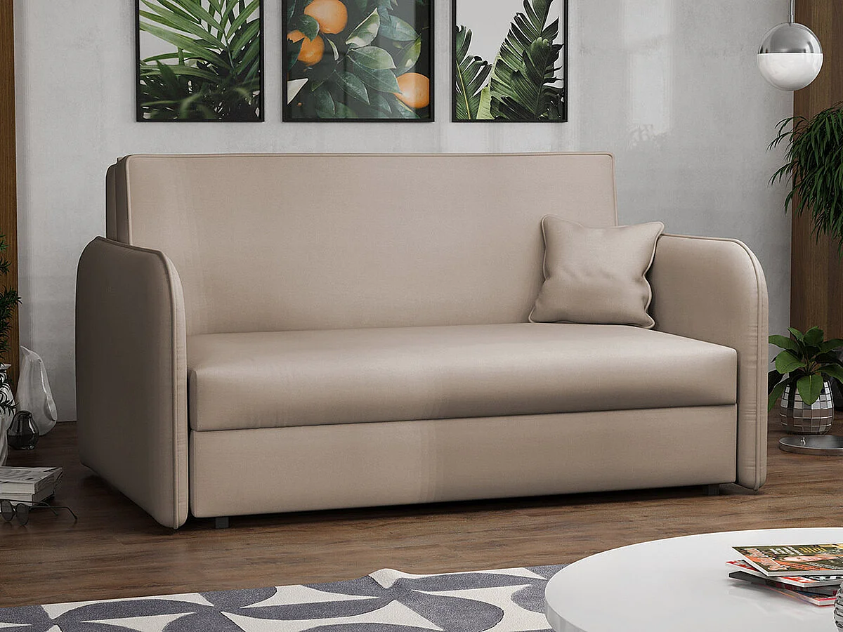 Sofá cama Columbus 123, Cama com arrumação, 9x15x10cm