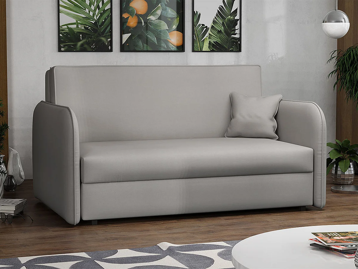 Canapé convertible Columbus 123, Disponible, 85x145x98cm, Mobilier déjà assemblé