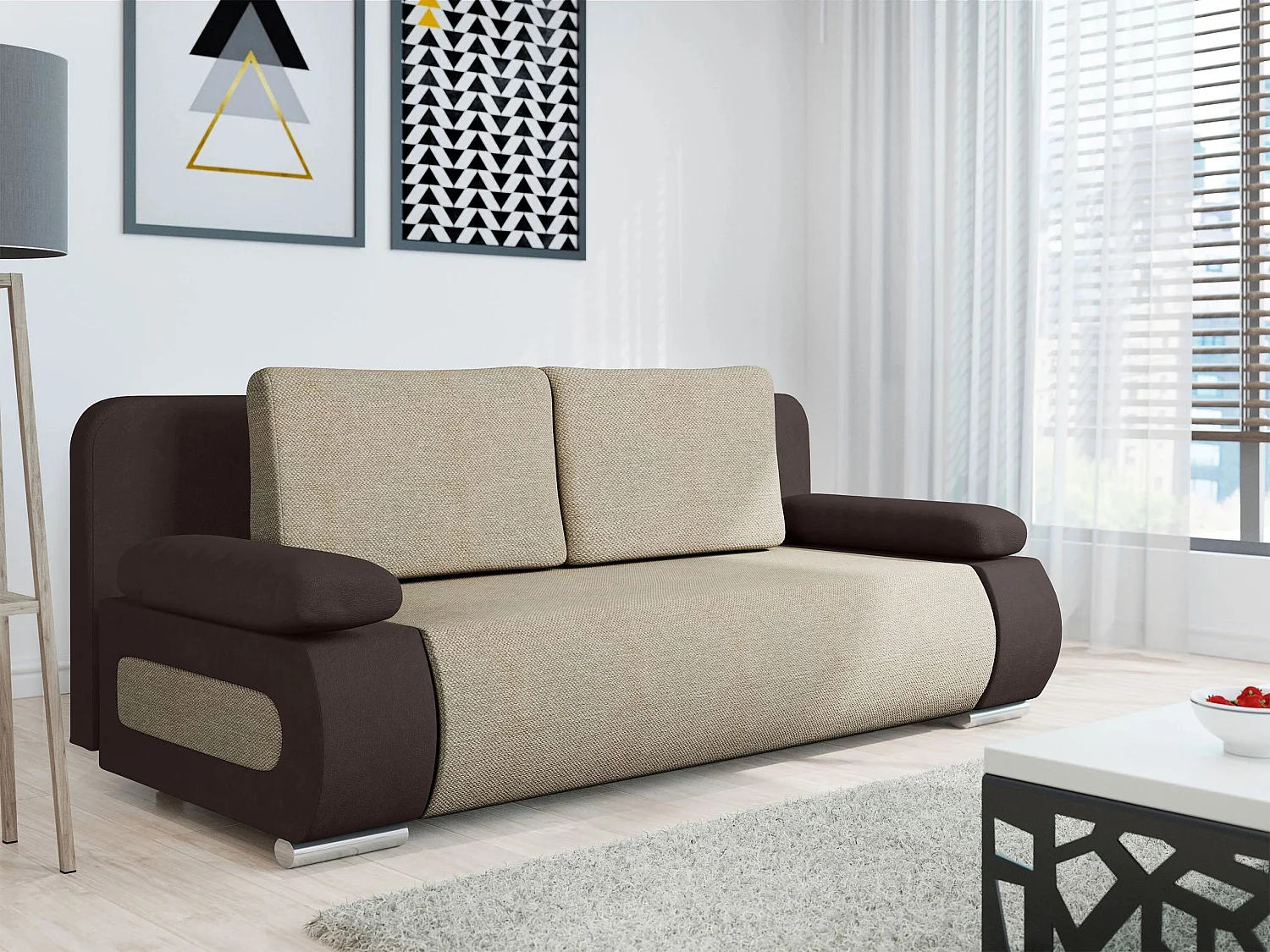 Canapé convertible Comfivo Pudor, Disponible, 77x200x92cm