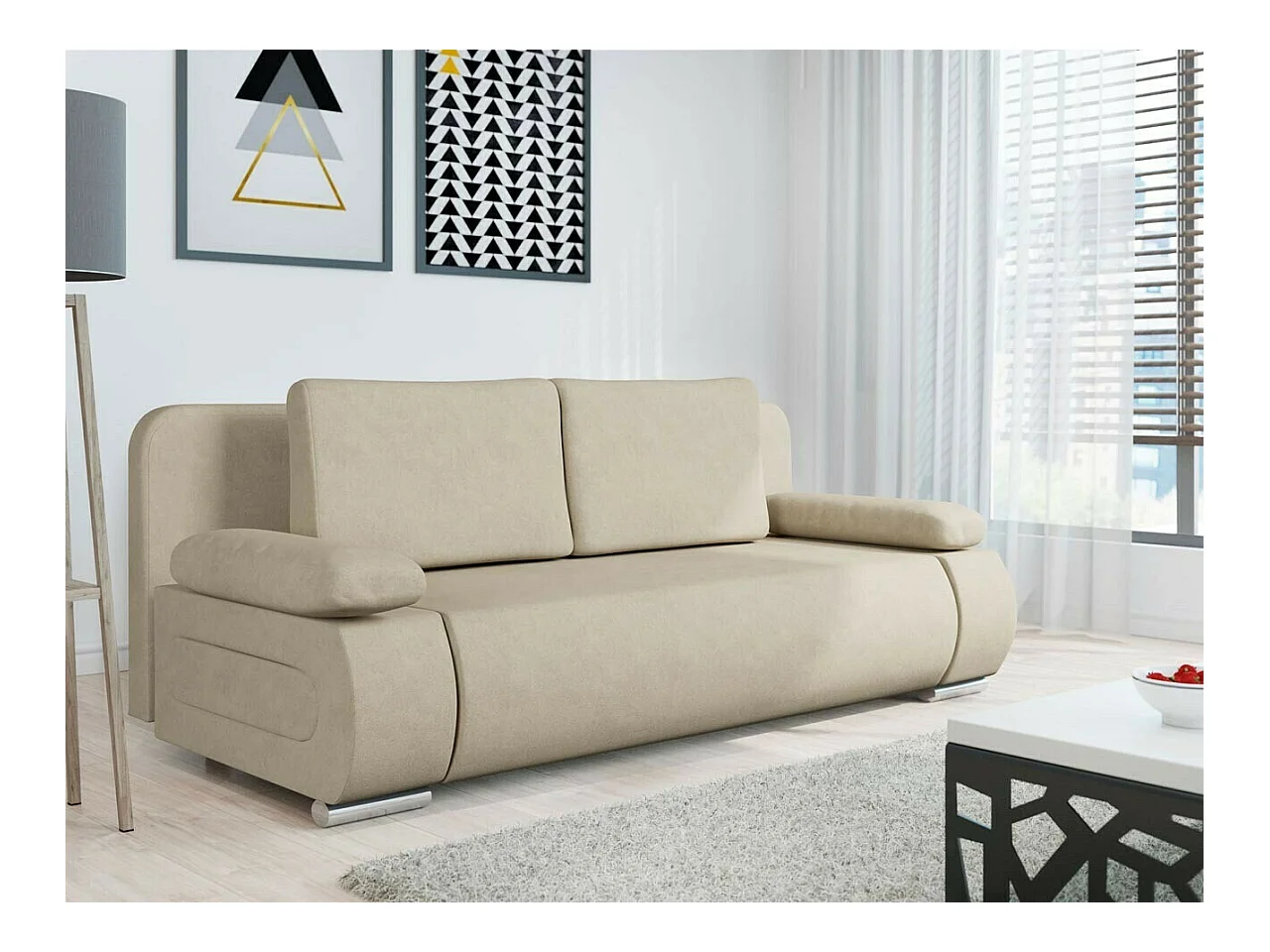 Divano letto Comfivo 144, Con, 77x200x92cm