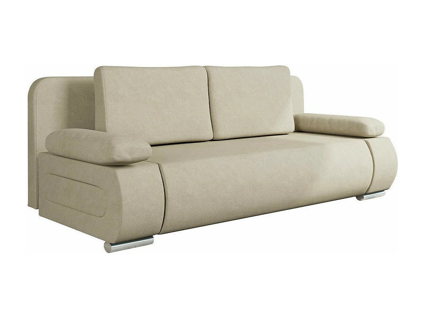 Sofá-cama Comfivo 144, Almacenaje, 77x200x92cm