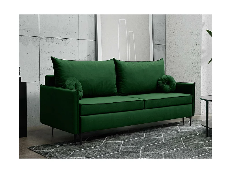 Sofá-cama Clovis 103, Almacenaje, 101x216x96cm