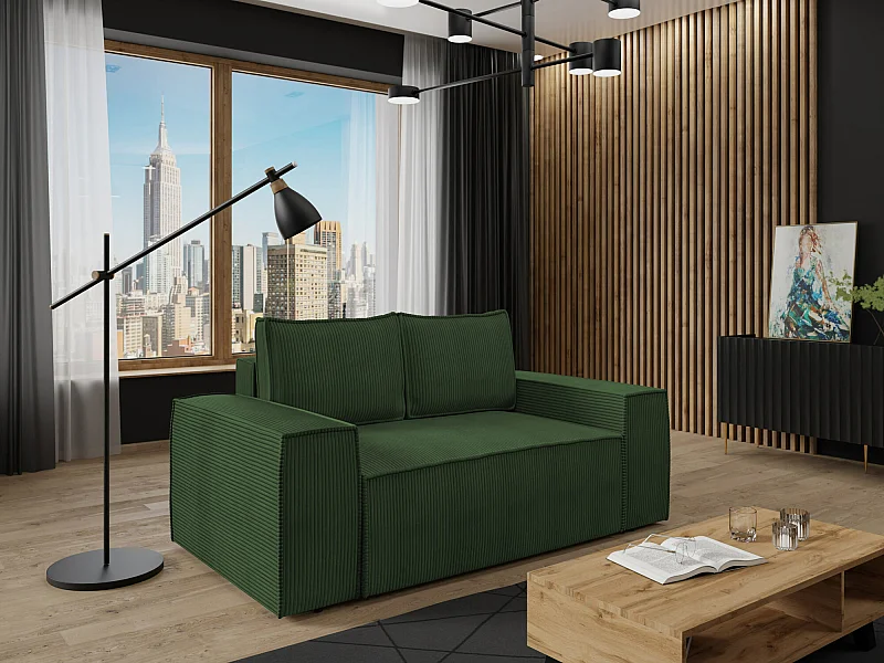 Sofá cama Clovis 107, Cama com arrumação, 9x19x10cm