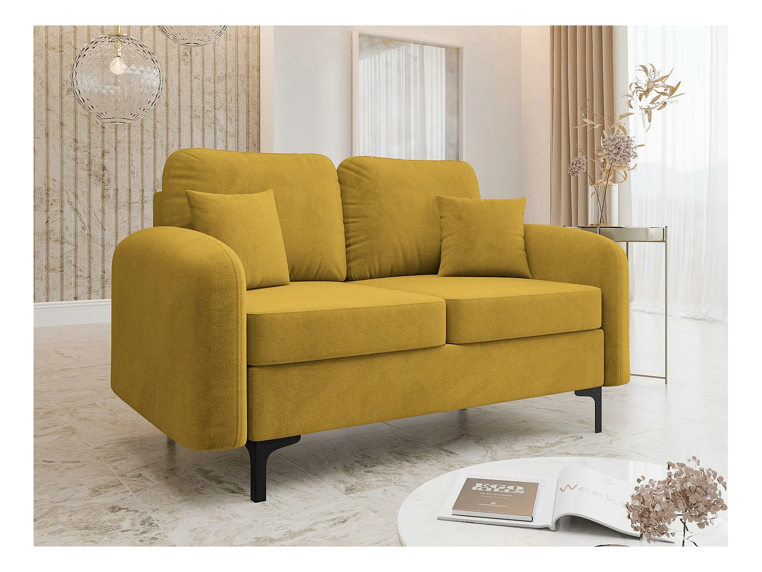 Sofá-cama Torlua 101, Almacenaje, 96x157x94cm