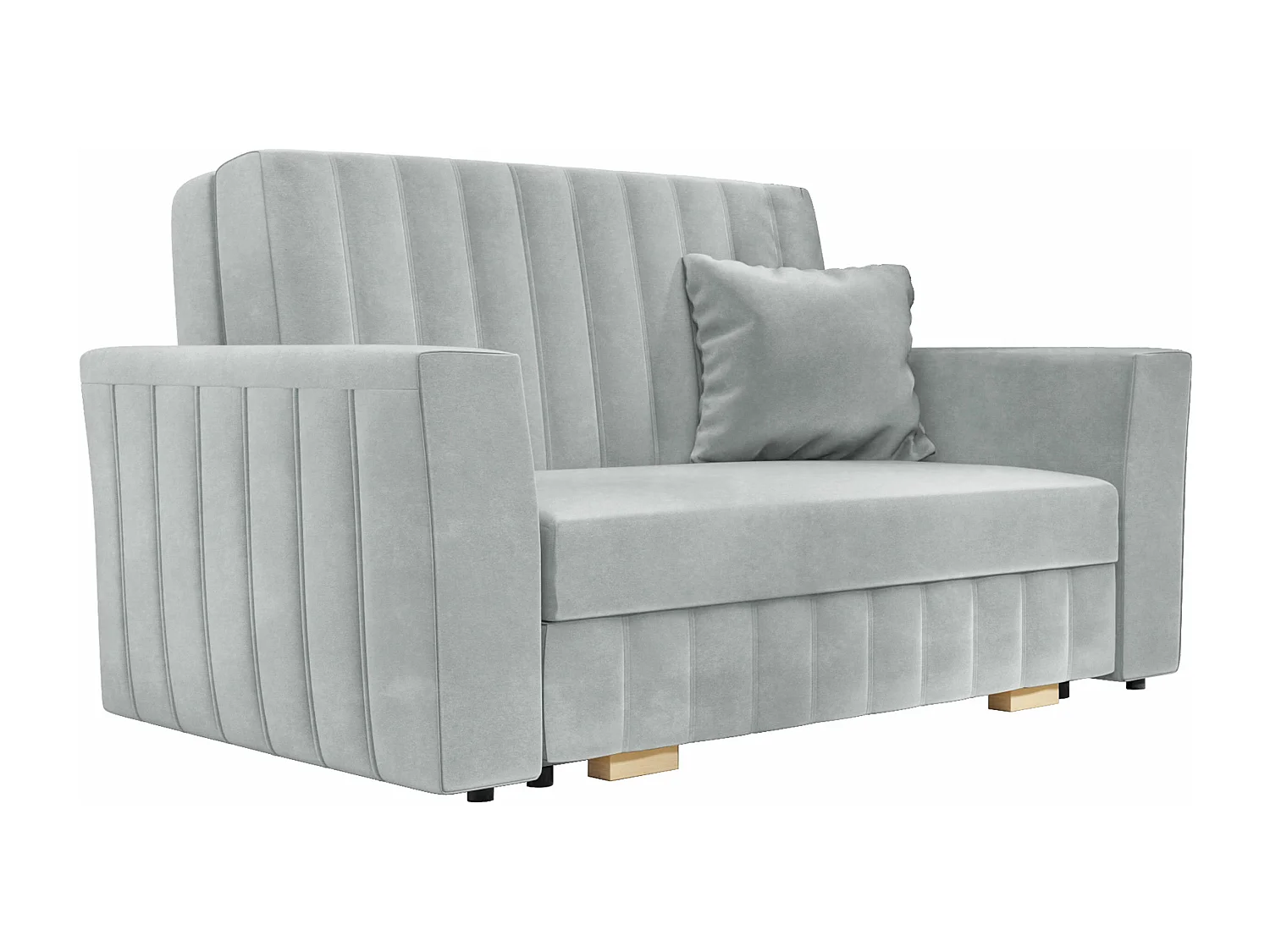 Sofá-cama Columbus 136, Almacenaje, 85x145x98cm, Muebles ya montados