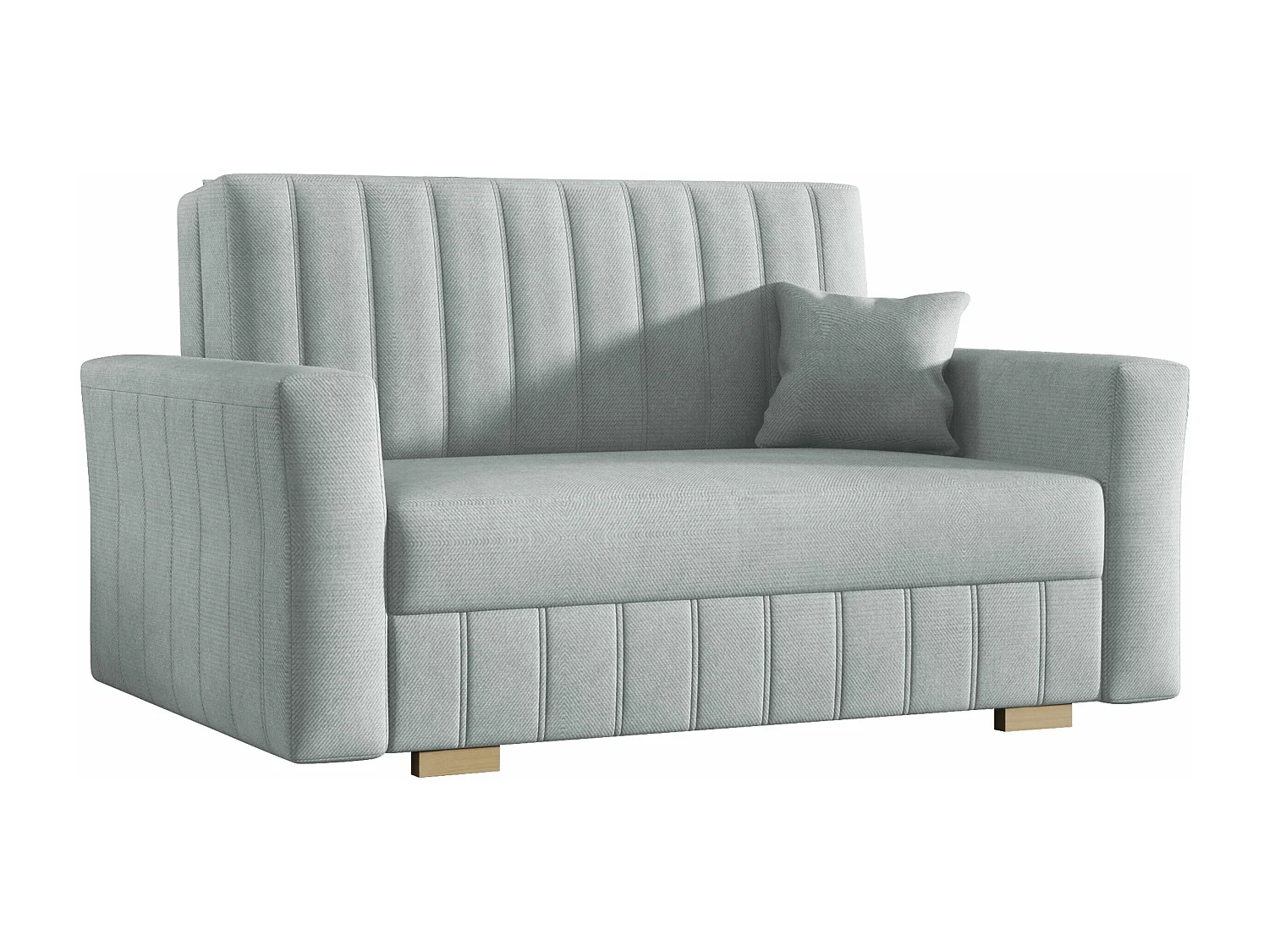 Sofá-cama Columbus 136, Almacenaje, 85x145x98cm, Muebles ya montados