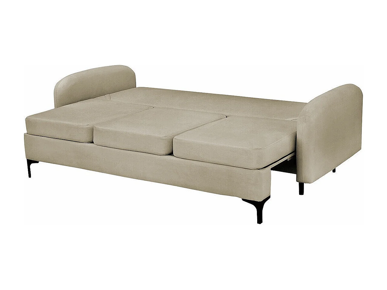 Sofá-cama Torlua 102, Cama com arrumação, 10x23x9cm