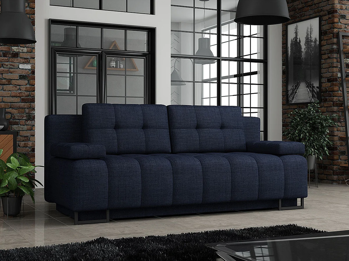 Canapé convertible Columbus 151, Disponible, 90x200x90cm, Mobilier déjà assemblé