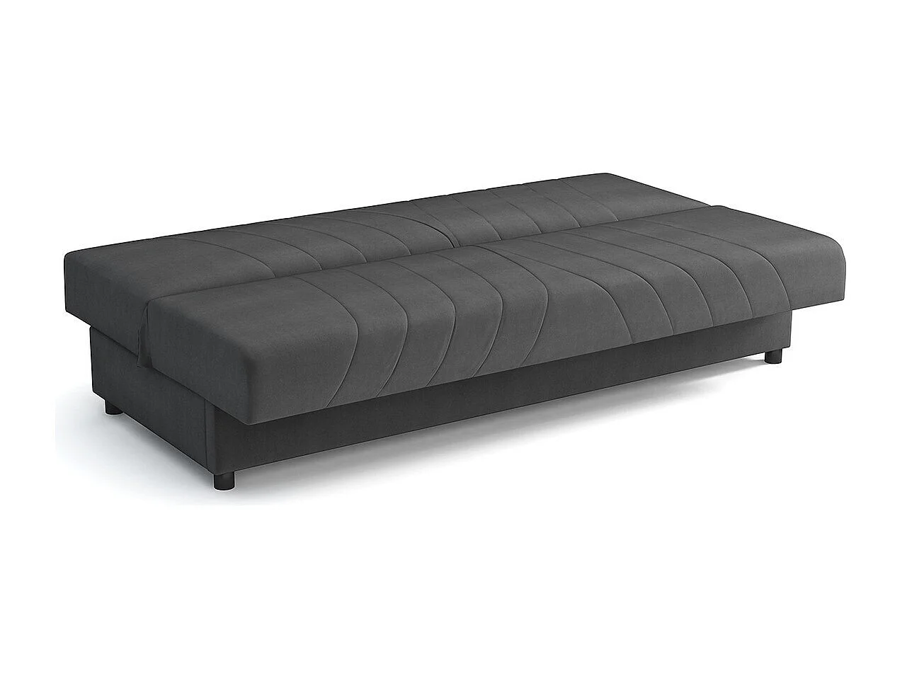 Sofá-cama Columbus 148, Almacenaje, 90x195x85cm, Muebles ya montados