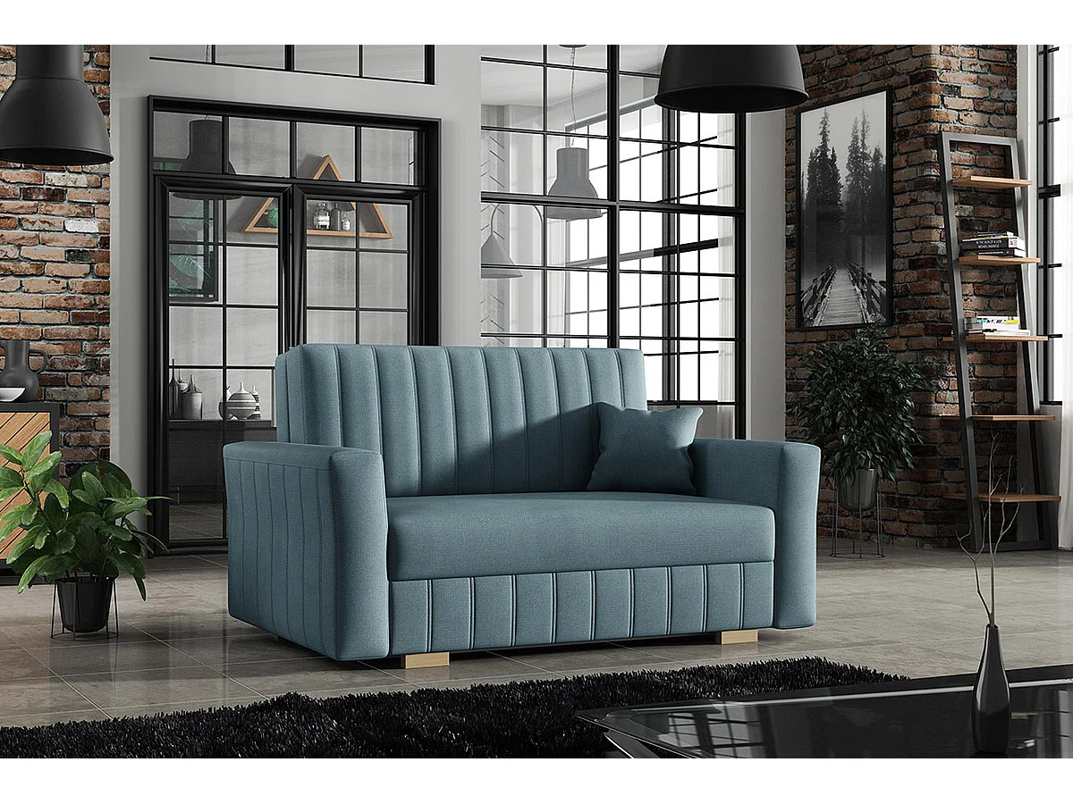 Sofá-cama Columbus 136, Cama com arrumação, 9x15x10cm