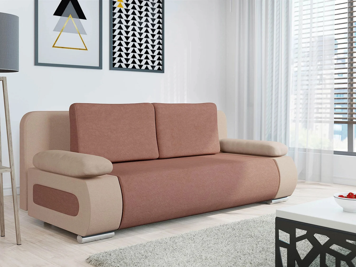 Canapé convertible Comfivo Pudor, Disponible, 77x200x92cm