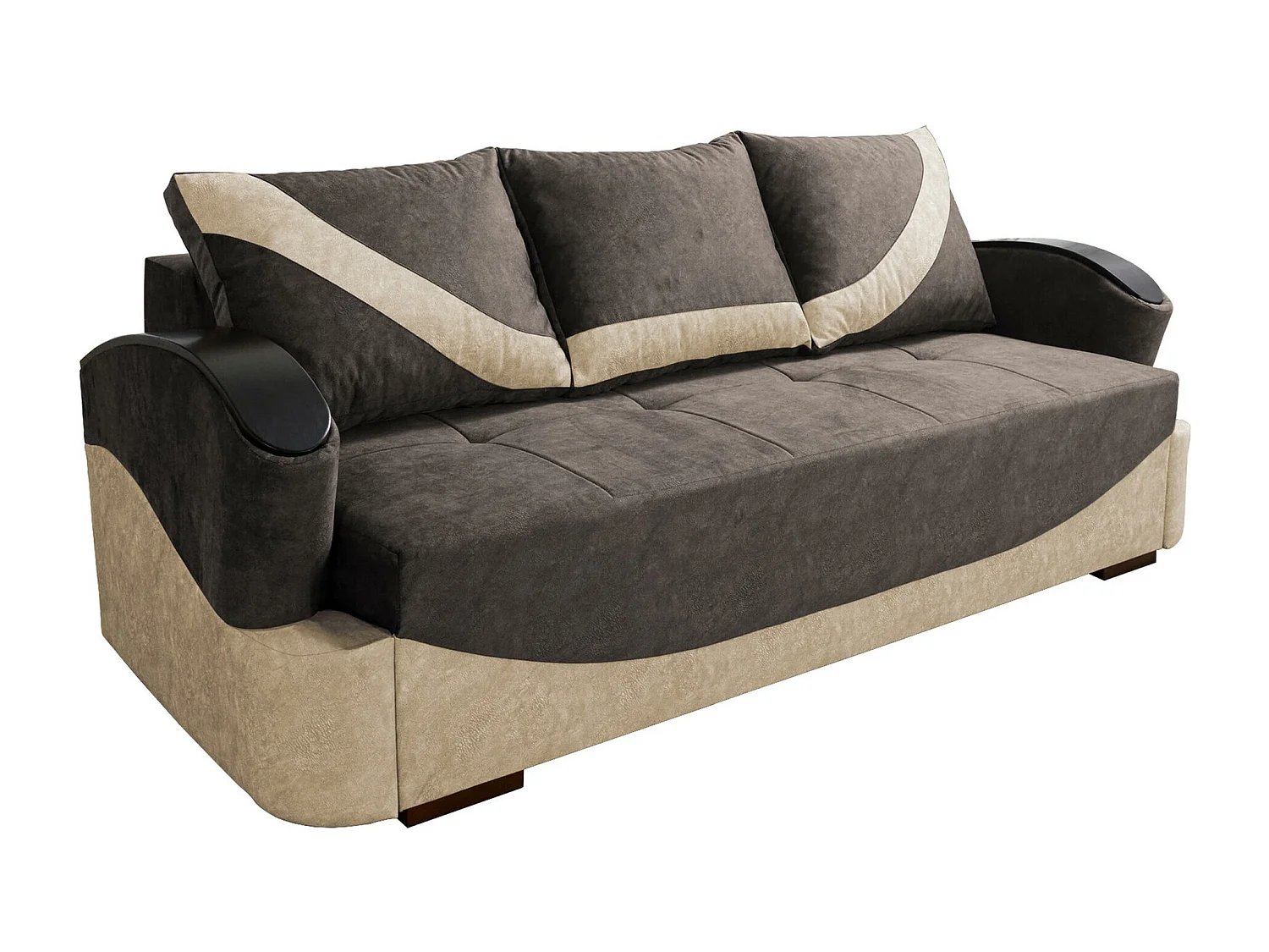 Sofá-cama Decatur 103, Cama com arrumação, 9x23x10cm