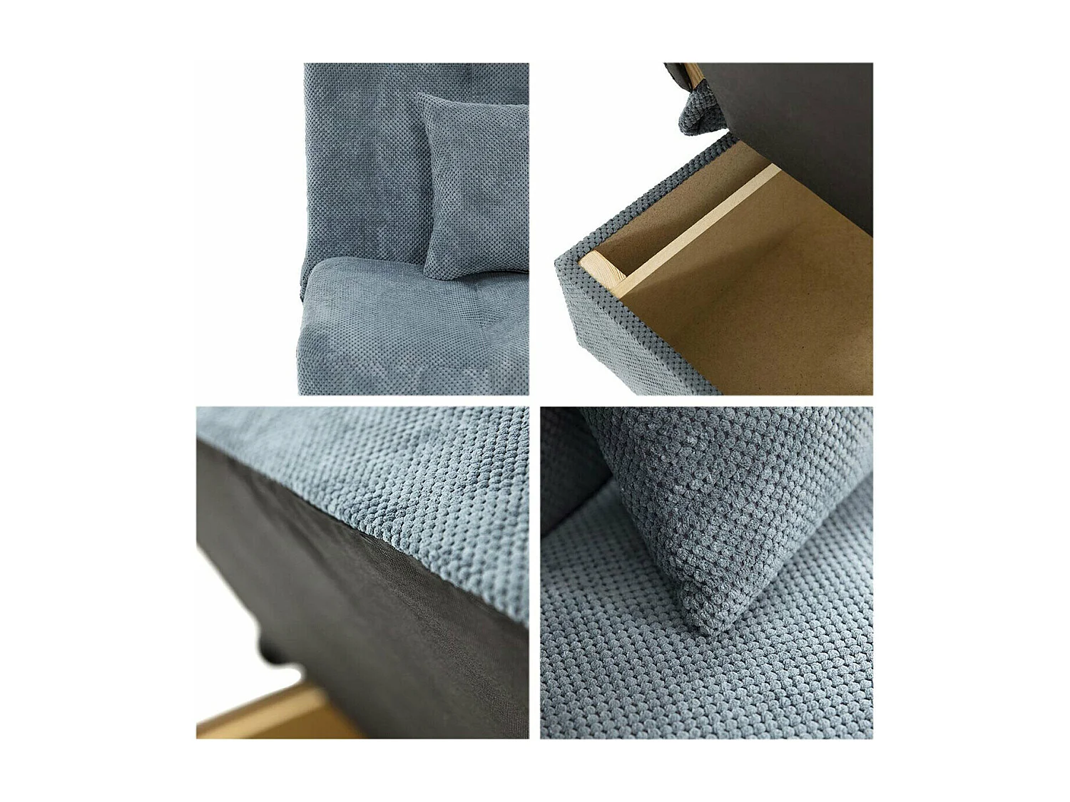 Canapé convertible Comfivo 124, Disponible, 86x195x87cm