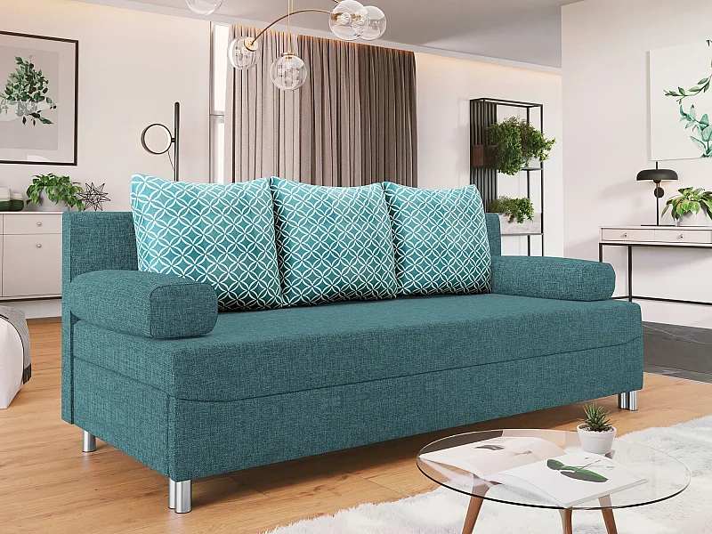 Canapé convertible Comfivo 125, Boîte de literie, 86x192x80cm