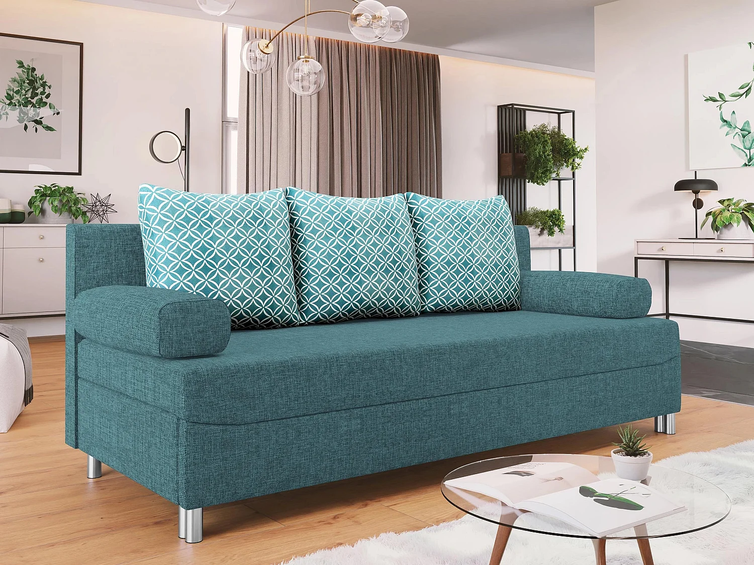 Canapé convertible Comfivo Artes, Disponible, 86x192x80cm