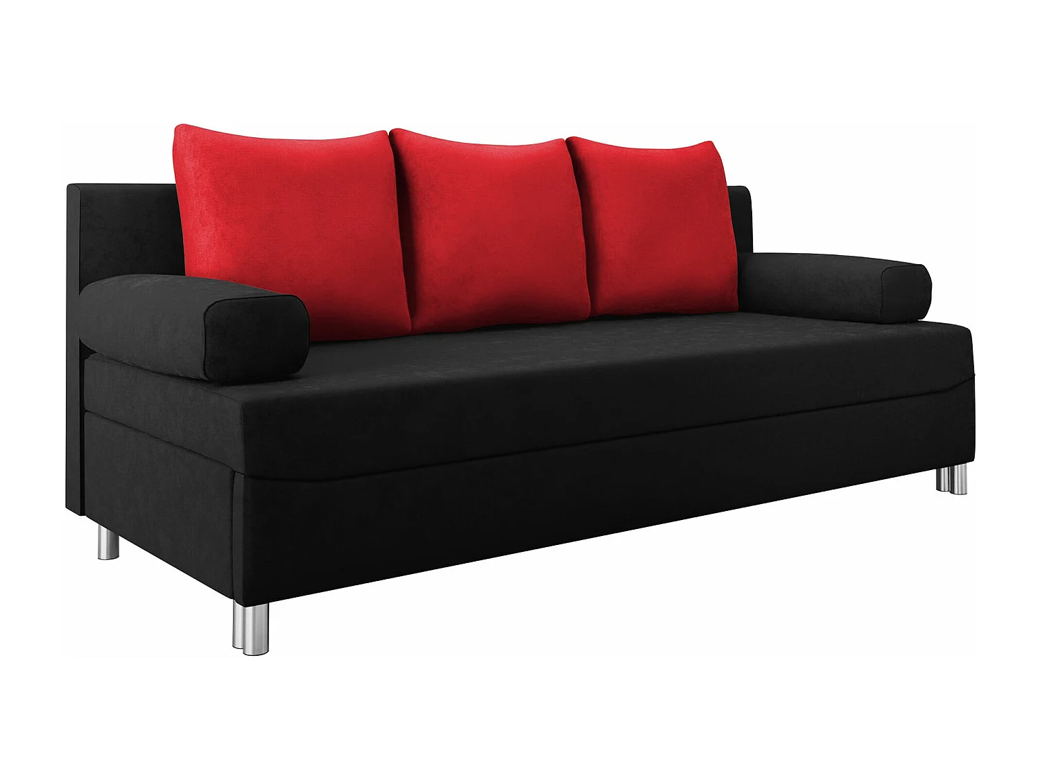 Sofá-cama Comfivo 125, Almacenaje, 86x192x80cm