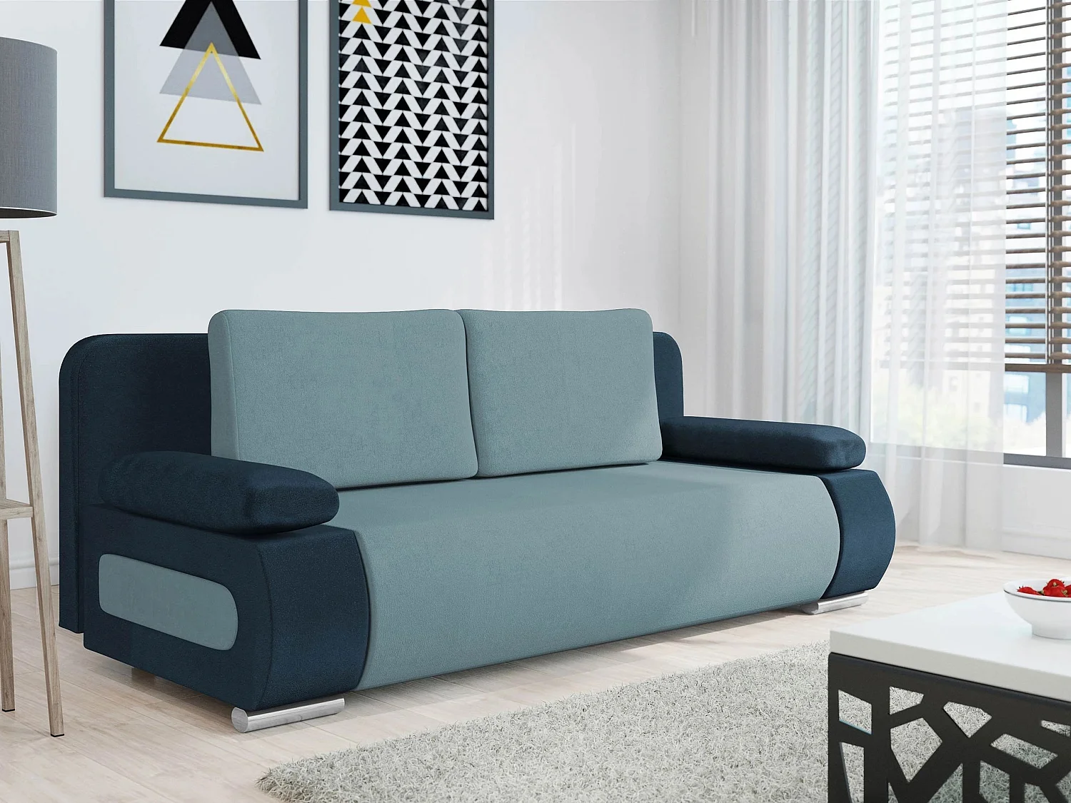 Canapé convertible Comfivo Pudor, Disponible, 77x200x92cm
