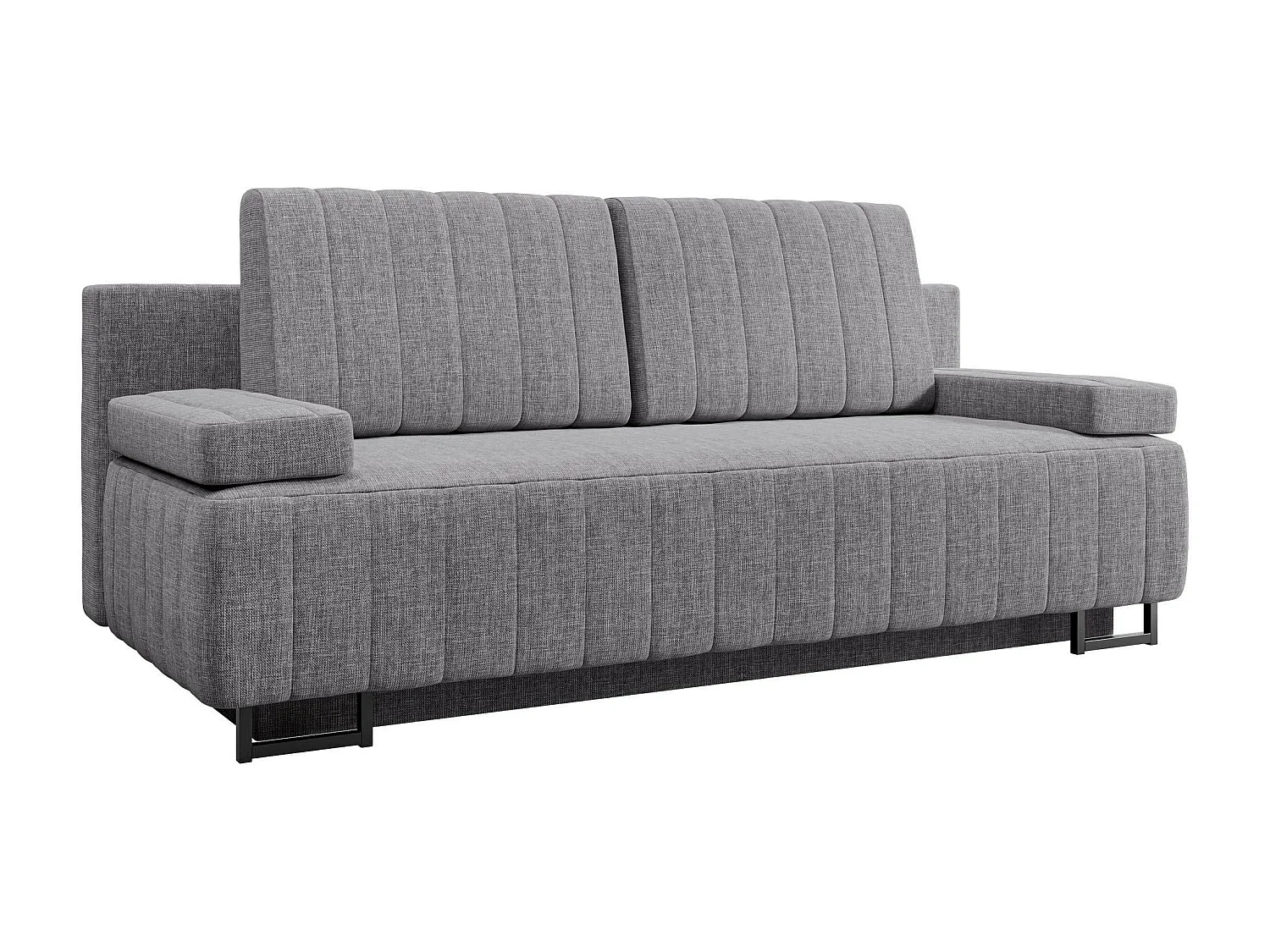 Sofá cama Columbus 152, Almacenaje, 90x200x90cm, Muebles ya montados