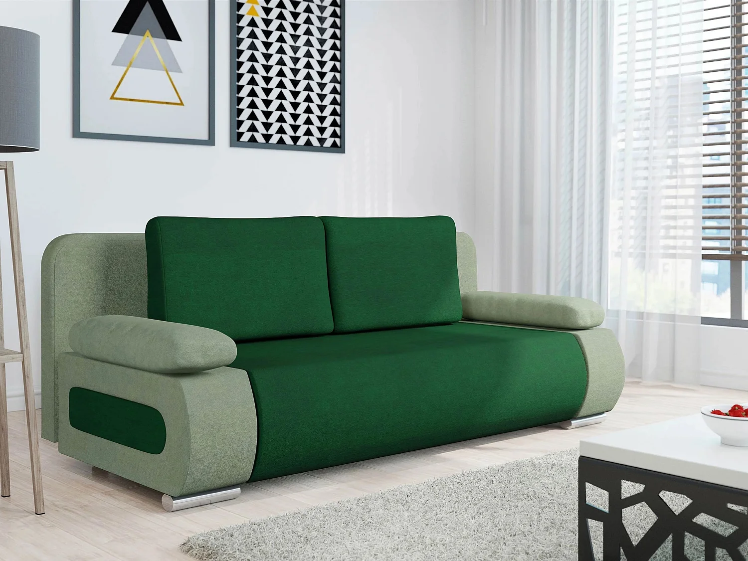 Canapé convertible Comfivo Pudor, Disponible, 77x200x92cm