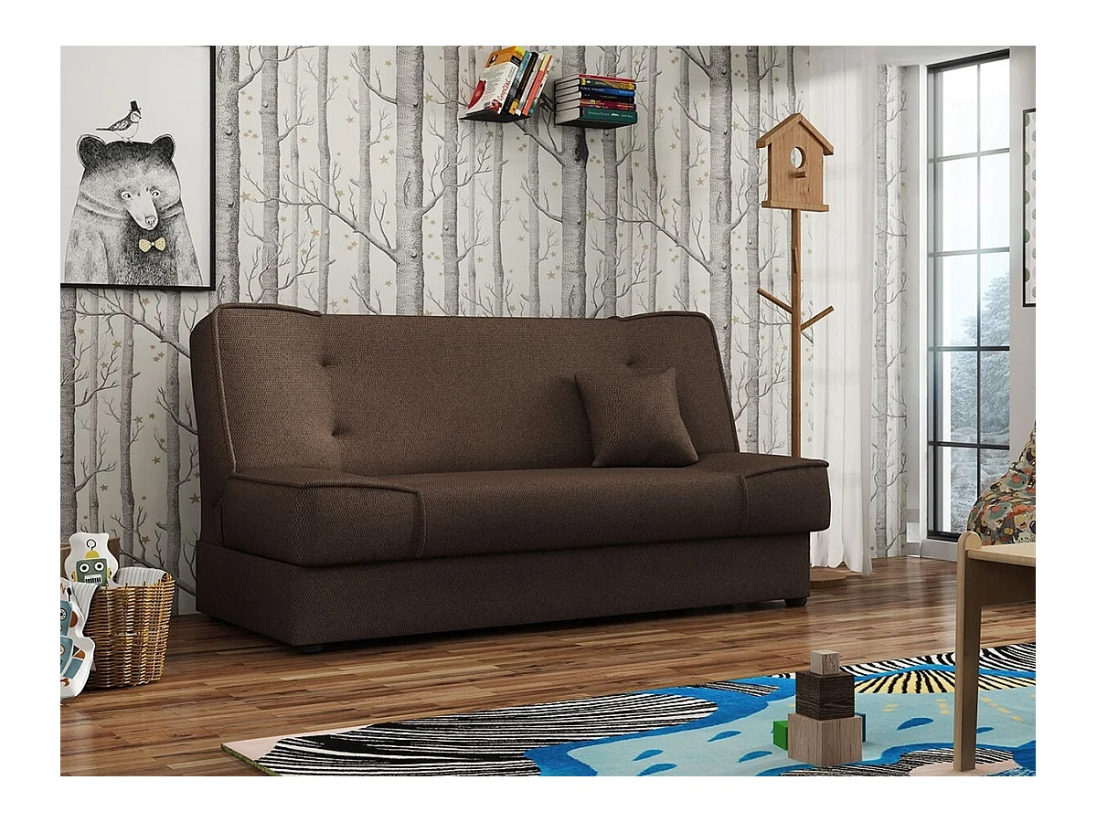 Canapé convertible Columbus 117, Boîte de literie, 80x175x80cm