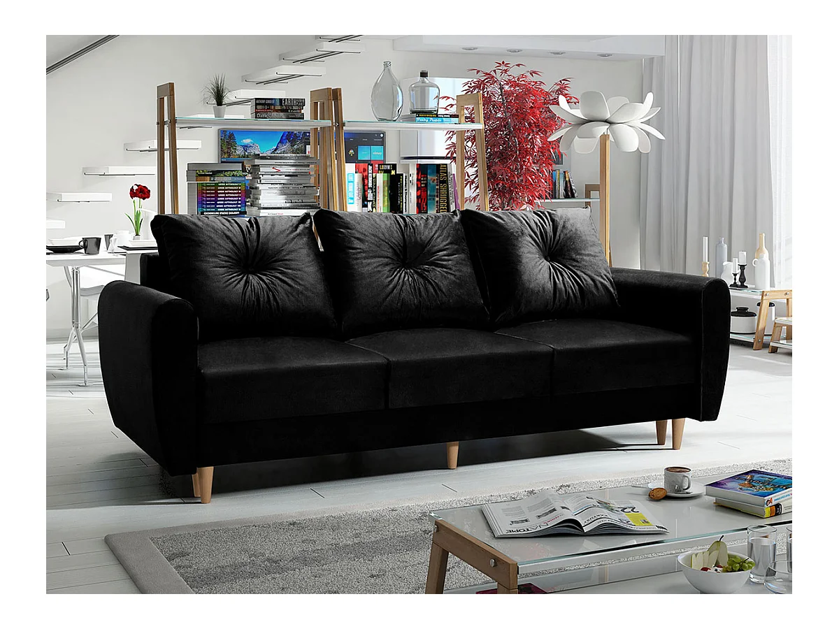 Canapé convertible Muncie 102, Boîte de literie, 95x235x92cm