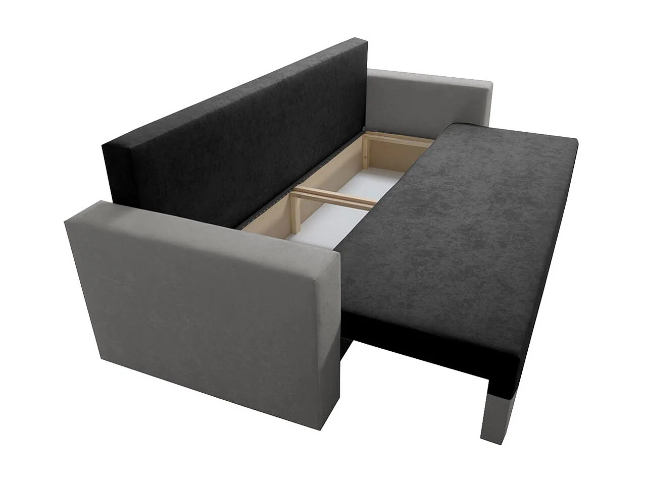 Sofá-cama Muncie 104, Almacenaje, 80x235x87cm