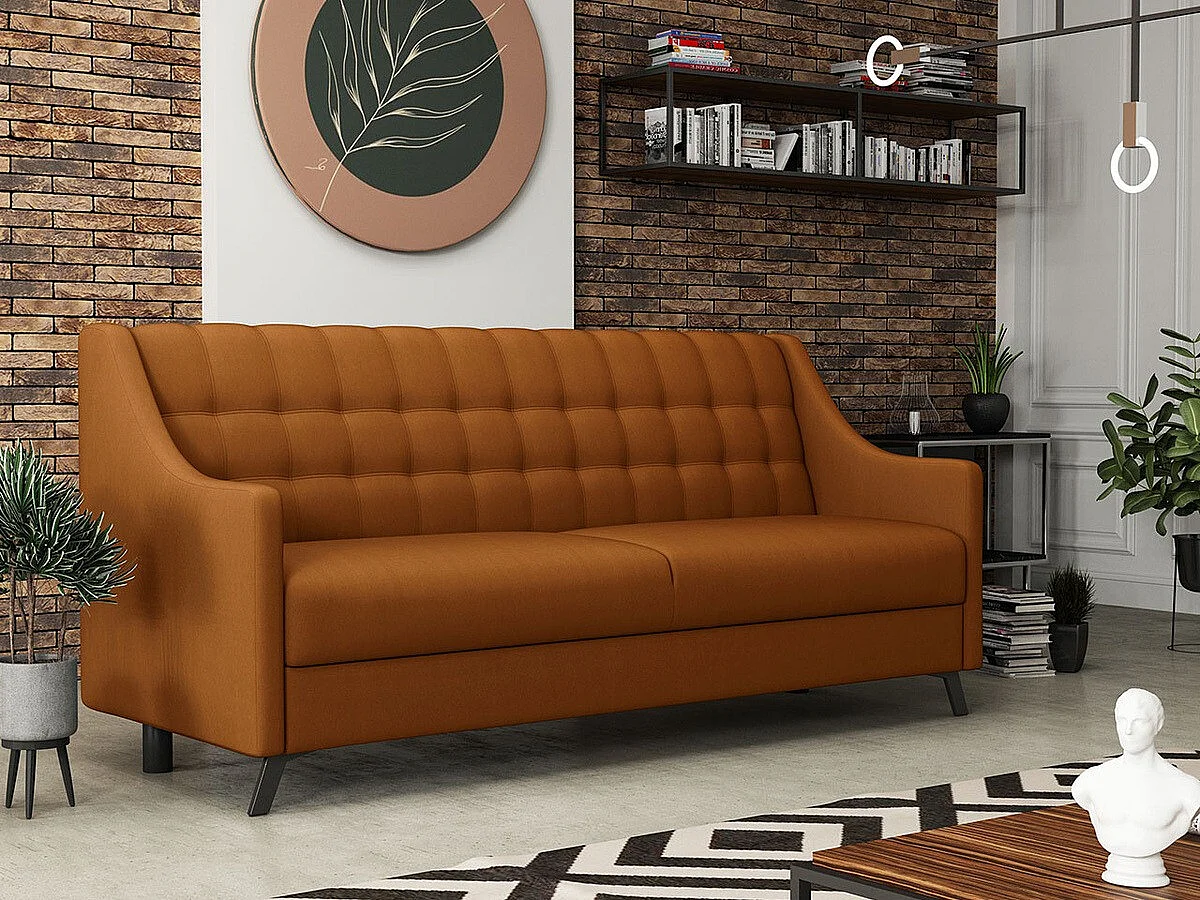 Canapé-lit Columbus 155, Boîte de literie, 92x205x87cm