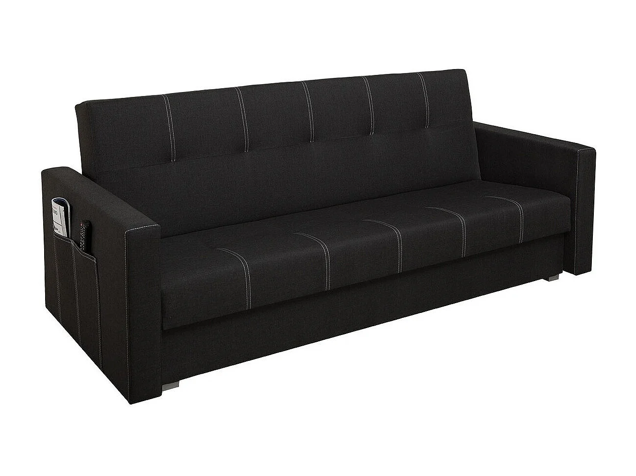 Canapé convertible Edinburg 104, Boîte de literie, 94x212x89cm