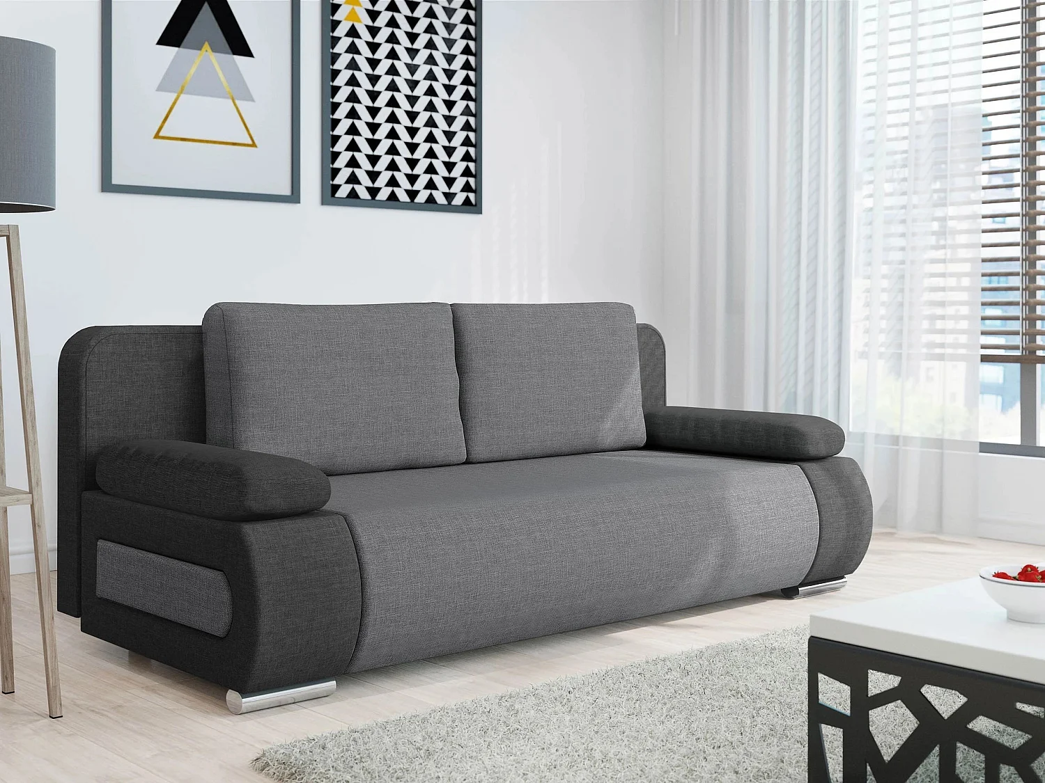 Canapé convertible Comfivo Pudor, Disponible, 77x200x92cm