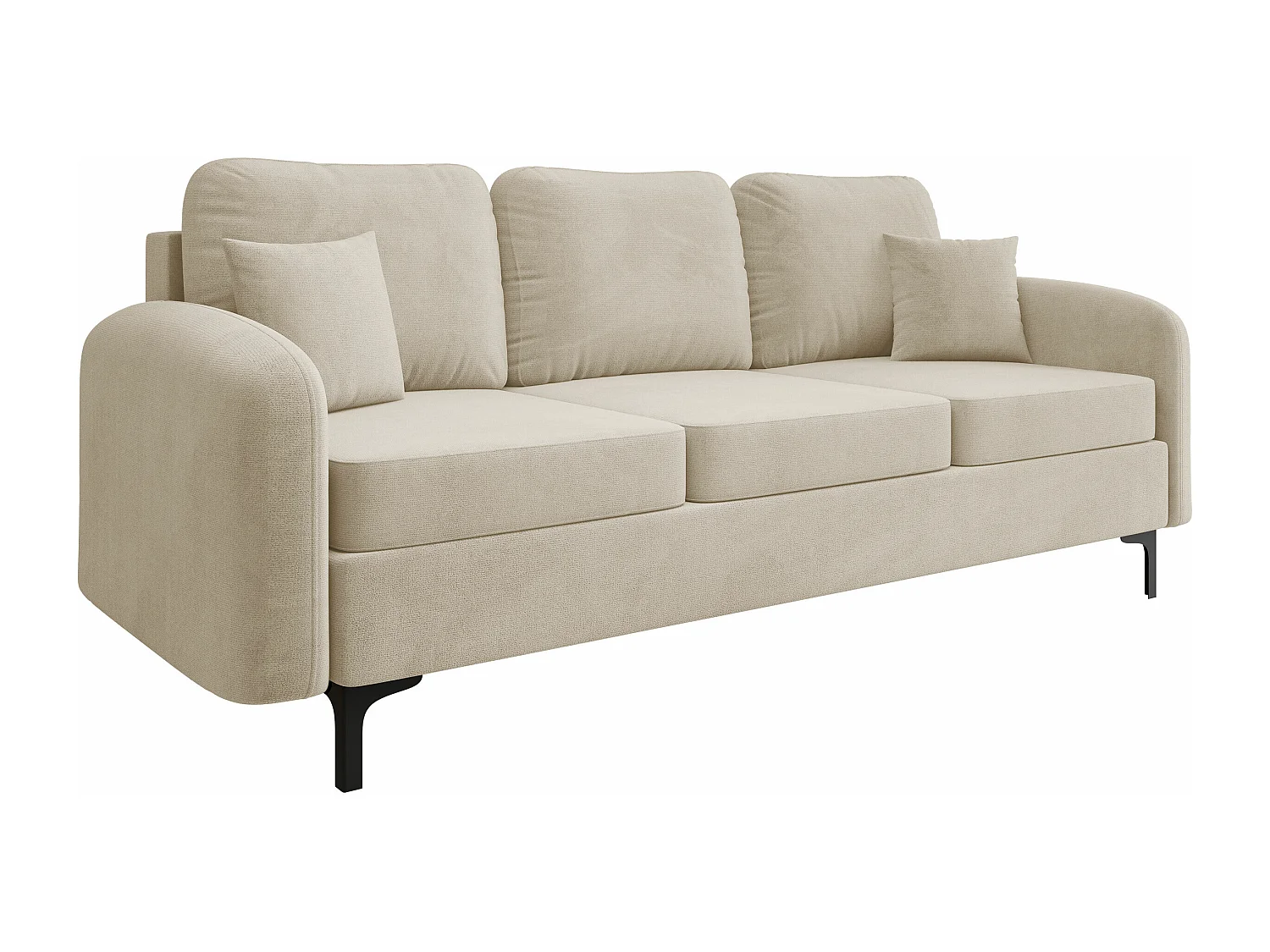 Canapé convertible Torlua 102, Boîte de literie, 96x228x94cm