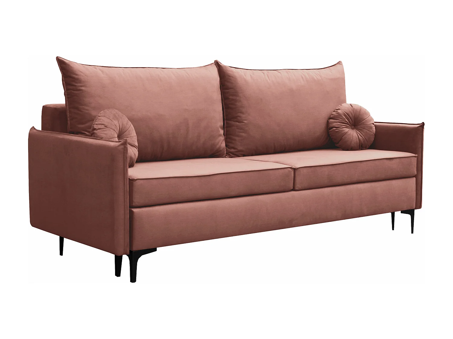 Canapé convertible Clovis 103, Boîte de literie, 101x216x96cm