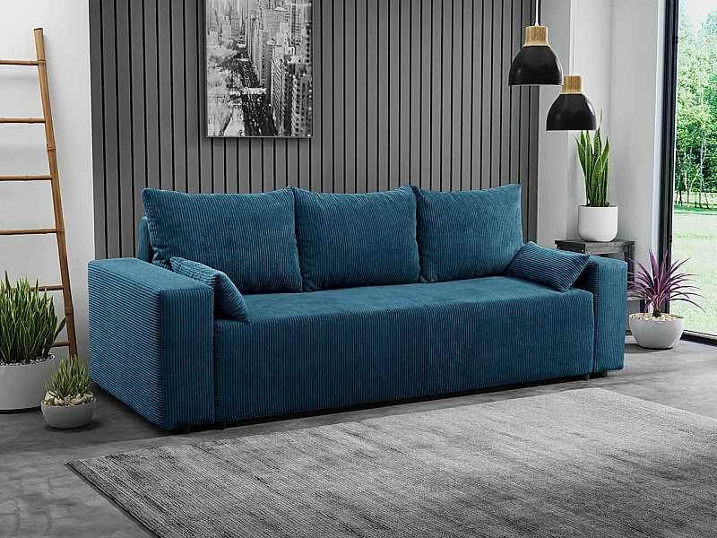 Sofá-cama Clovis 104, Almacenaje, 90x250x94cm