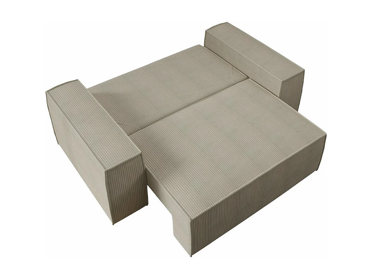 Divano letto Clovis 107, Con, 94x188x104cm