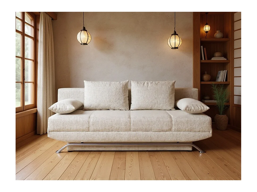 Canapé convertible Providence 100, Boîte de literie, 85x200x100cm
