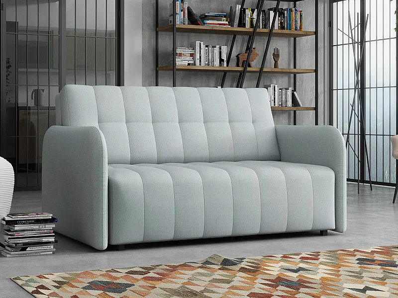 Sofá-cama Columbus 178, Almacenaje, 85x145x98cm, Muebles ya montados