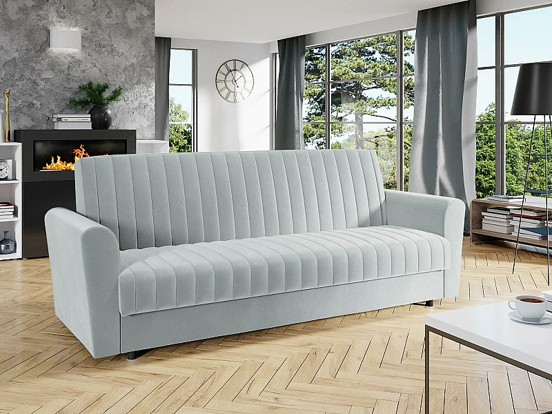 Sofá-cama Columbus 142, Almacenaje, 87x230x90cm