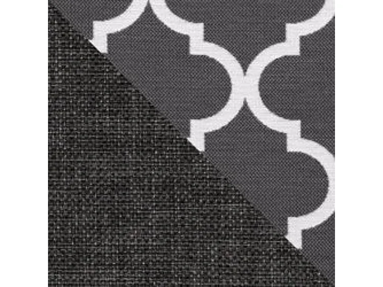 Canapé convertible 4 places en tissu gris COLUMBUS 90x200x90 cm