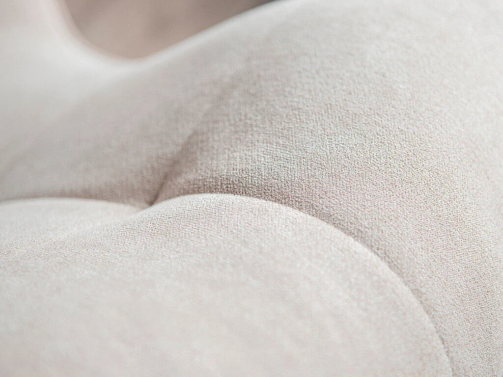 Sillón Comfivo 204, De color marrón claro, 106x80x95cm, Tapiz, Patas: Madera